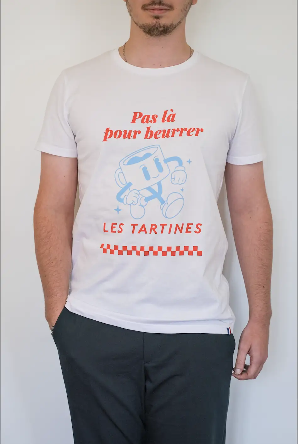 T-shirt Jeunes Horizons - "Pas là pour beurrer les tartines"