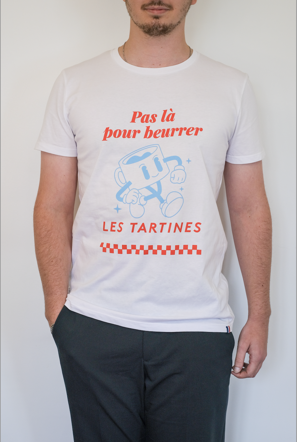 T-shirt Jeunes Horizons - "Pas là pour beurrer les tartines"
